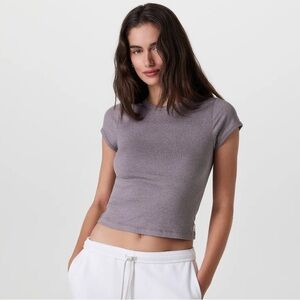 Vuori Halo Baby Tee - Lunar Grey